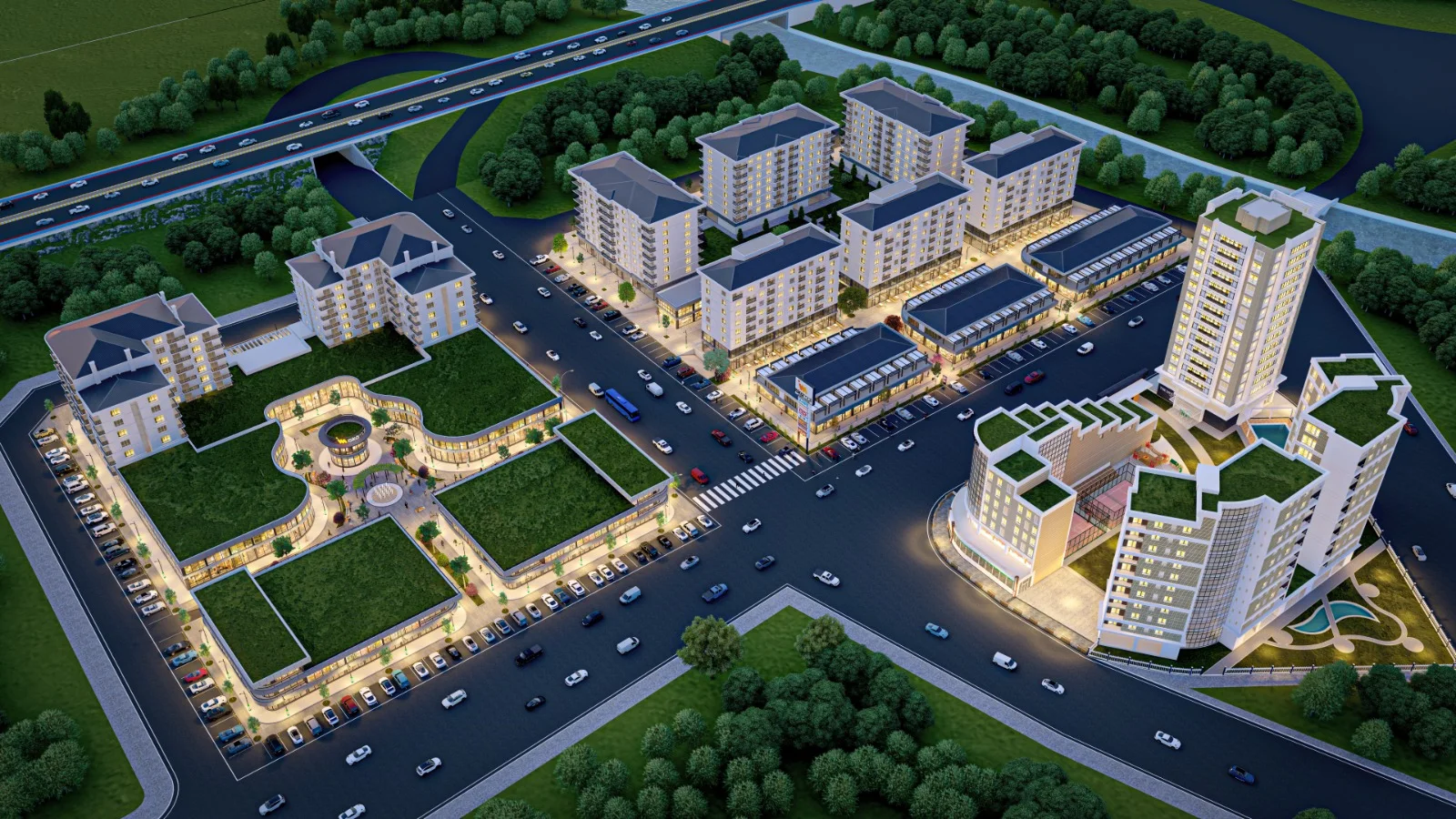 İskaMall Yaşam Merkezi mimari görselleştirmesi 3