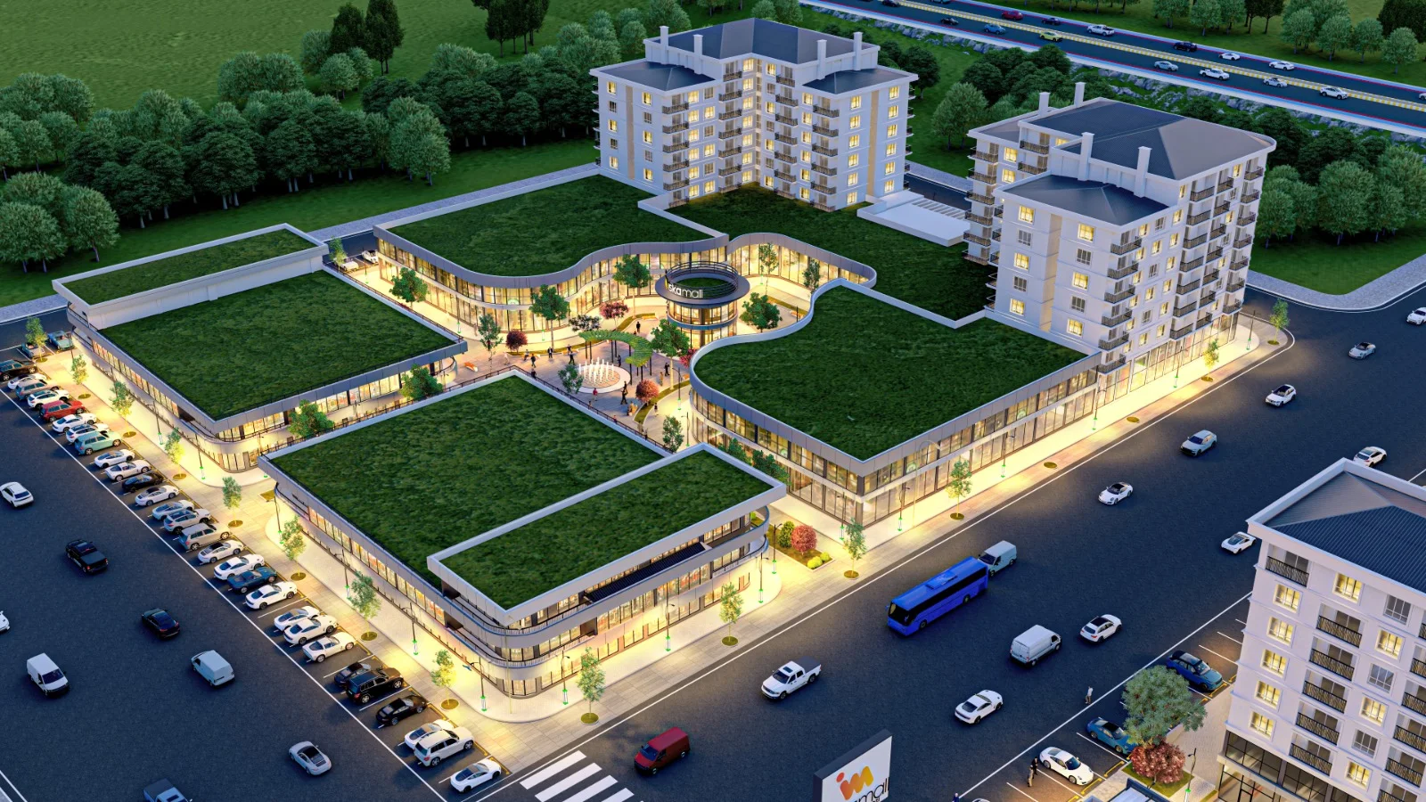 İskaMall Yaşam Merkezi mimari görselleştirmesi 4